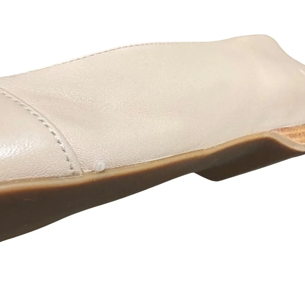 Cole Haan Bambra Skimmer II Nude Leather Pointed Toe Flats‎ Size 8.5